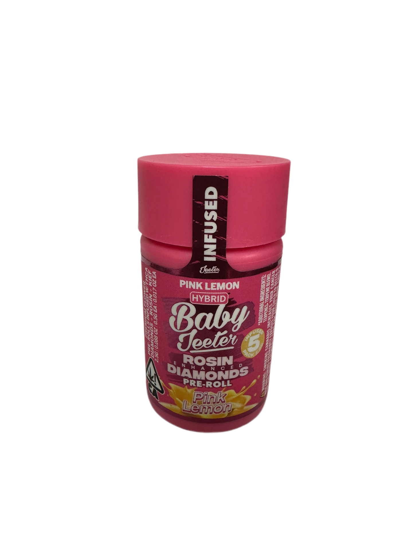 BABY JETER - 5 INFUSED PRE ROLLS - PINK LEMONADE - HYBRID